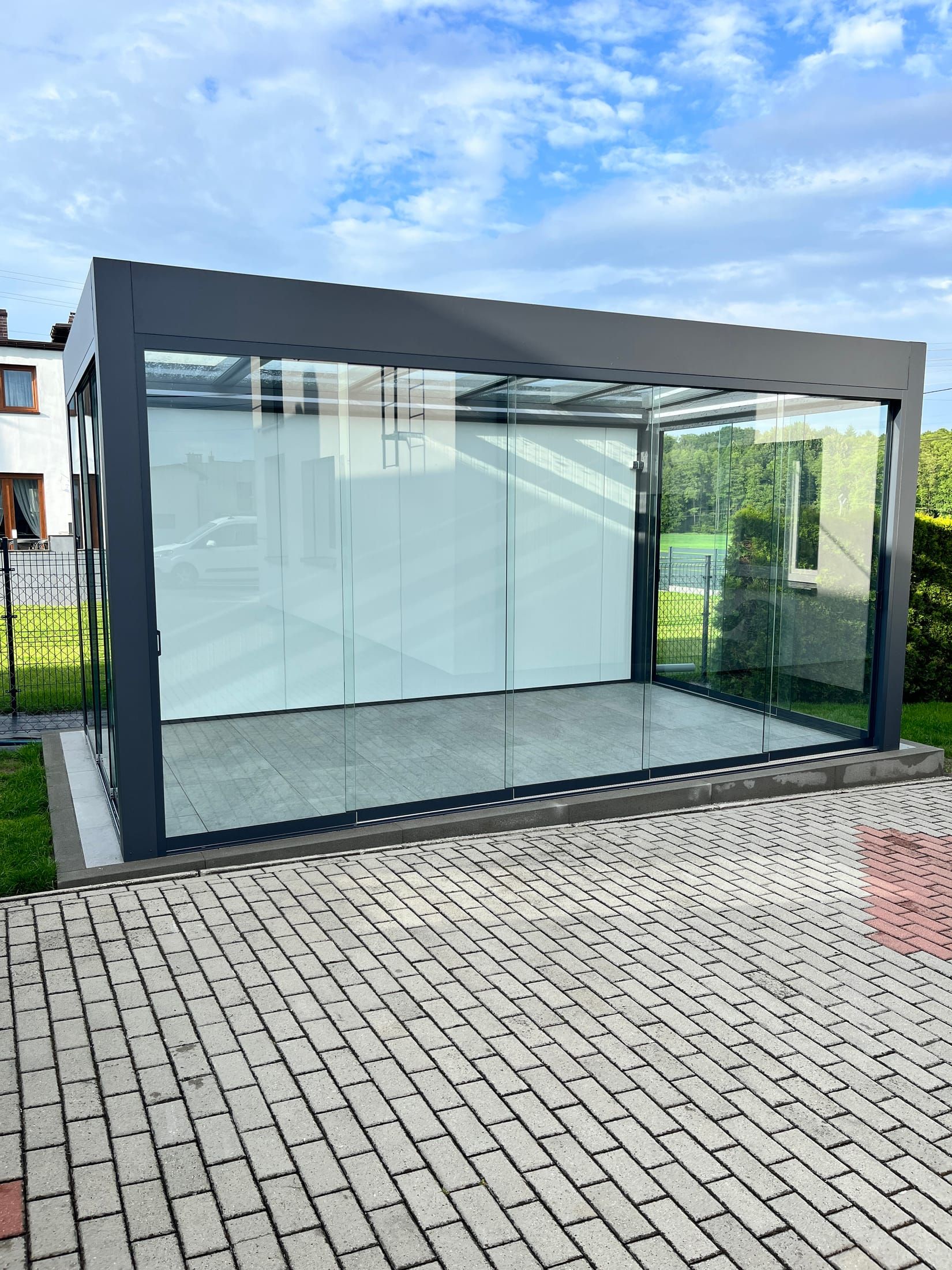 Pergola aluminiowa w Połomia