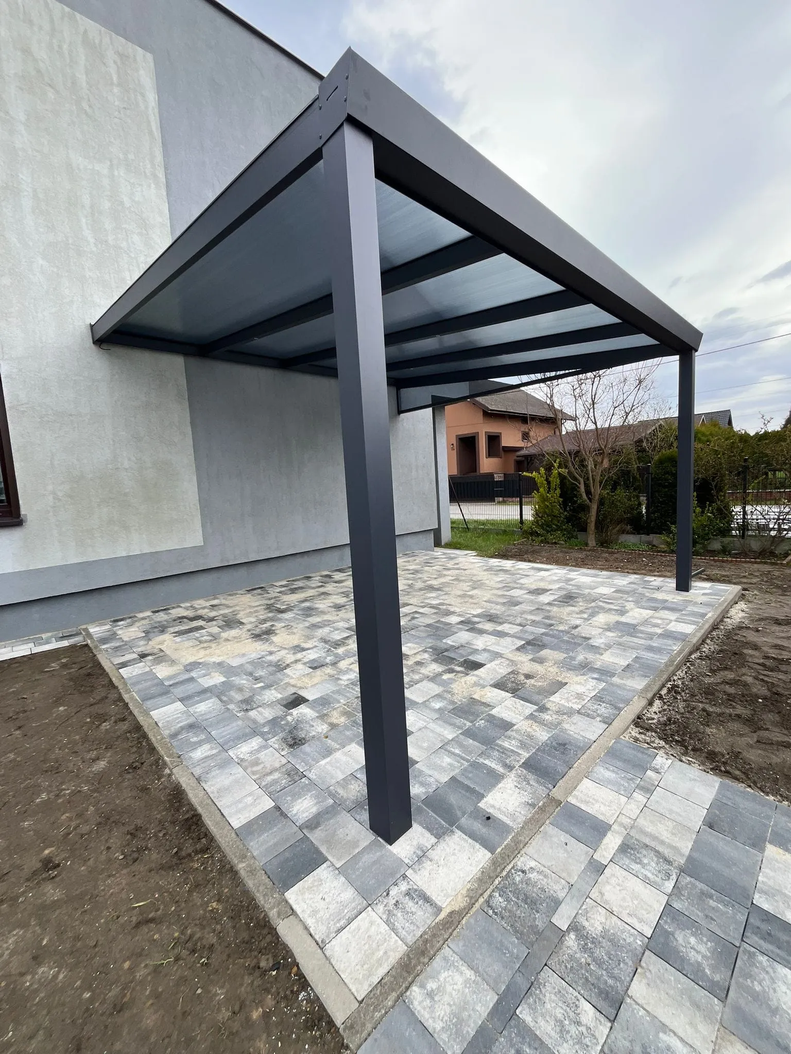 Zadaszenie tarasowe w Świerklany