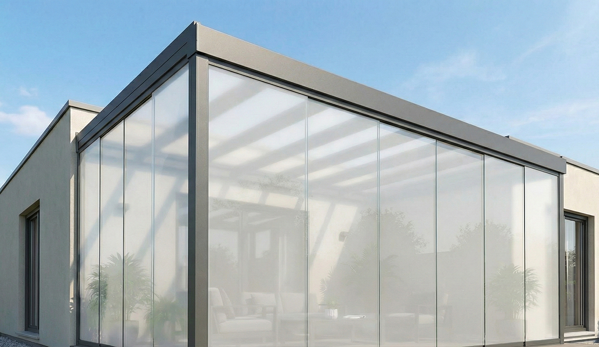 Szkło mleczne - ogród szklany Żory